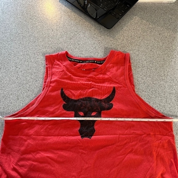 WOMEN’S UNDER ARMOUR HI-LOW PROJECT ROCK TANK TOP SIZE XL - Picture 4 of 5